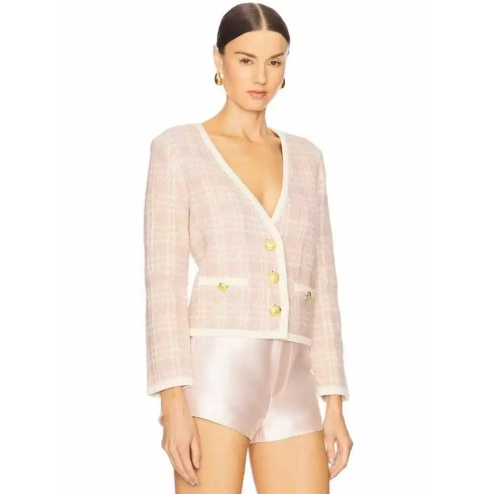 Veronica Beard Claudine Knit Jacket - L - Tops