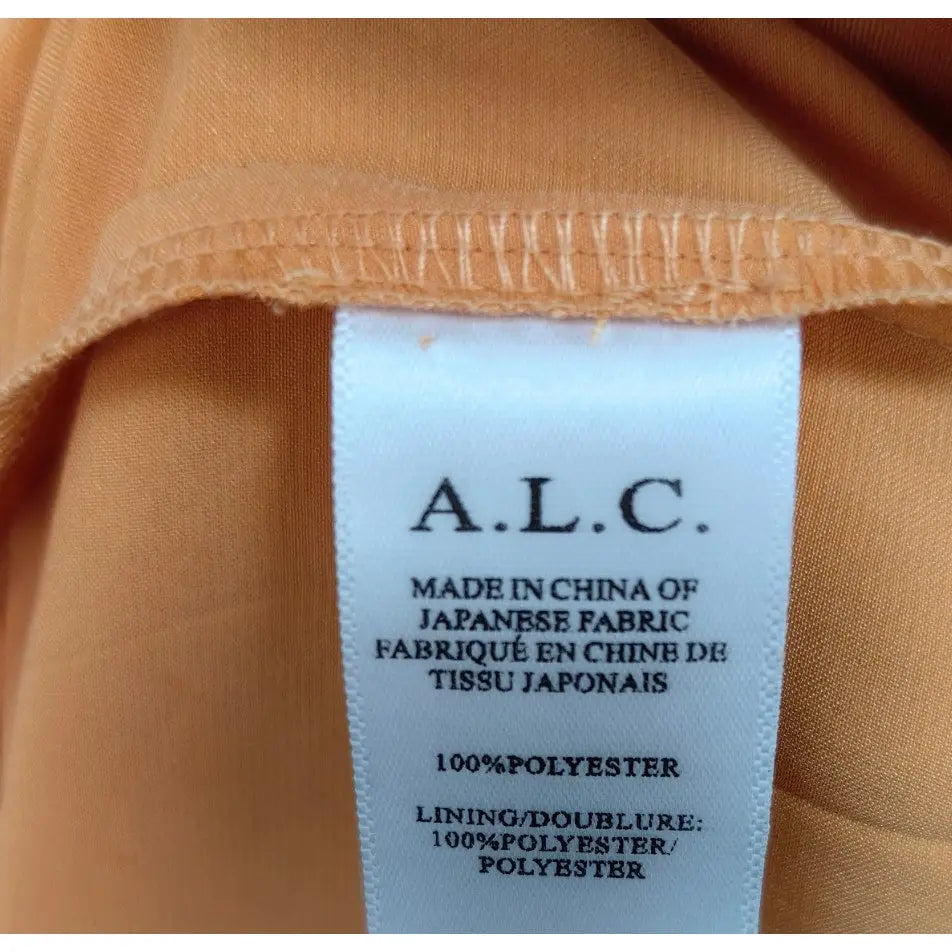 ALC Aries Pleated Maxi Dress in Mandarin Orange - Dress