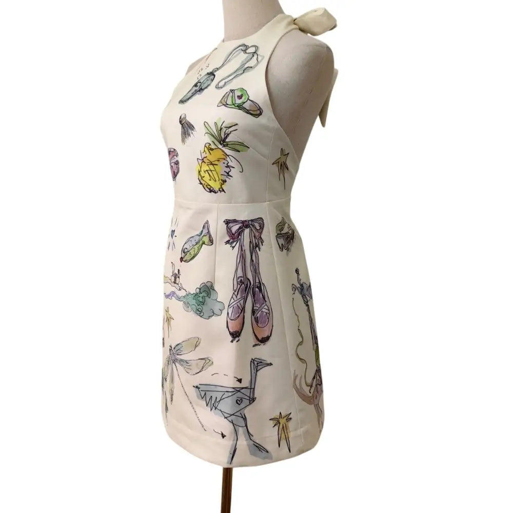 Alemais + Anouk Colantoni Court organic cotton-twill halterneck mini dress - Dress