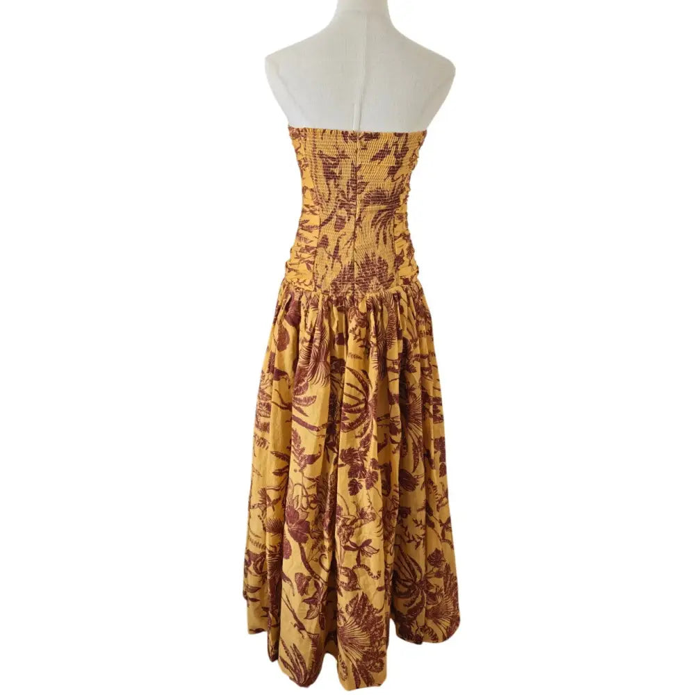 Alemais banana blossom ruched gown - Dress