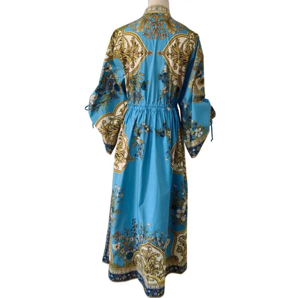Alemais Blue Cassie Pool Midi Dress