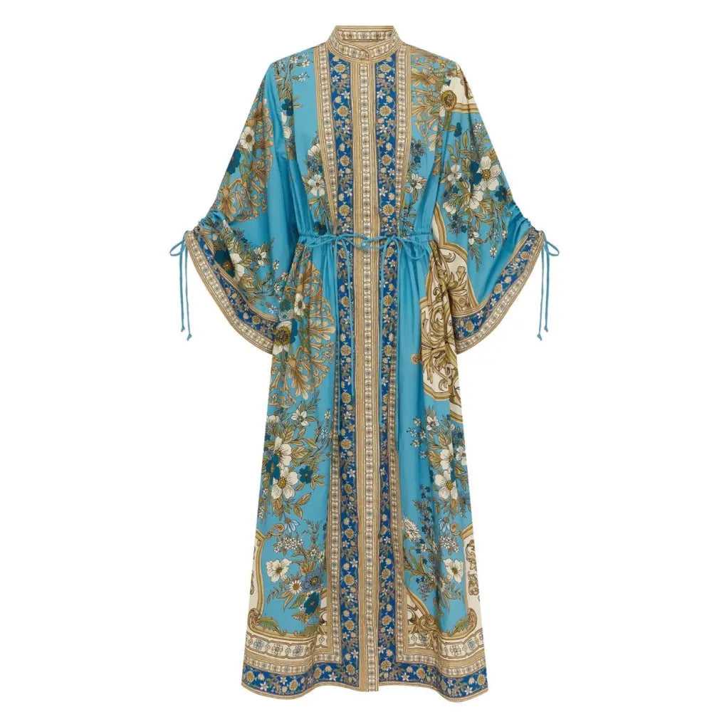 Alemais Blue Cassie Pool Midi Dress
