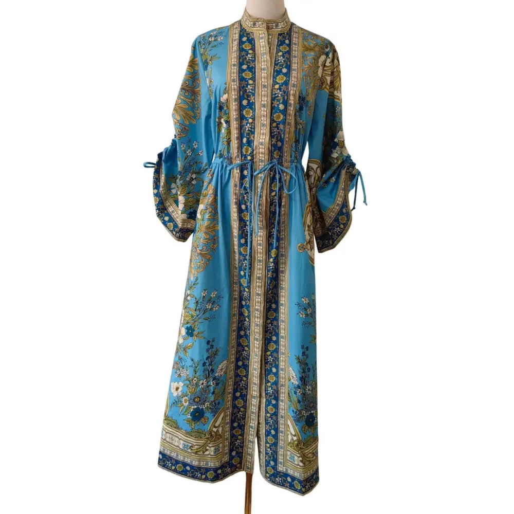 Alemais Blue Cassie Pool Midi Dress