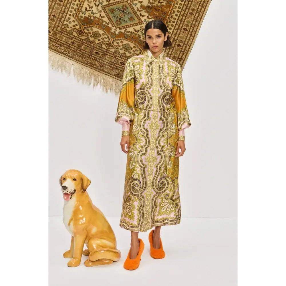 Alemais Clemenza Silk Shirtdress - Dress