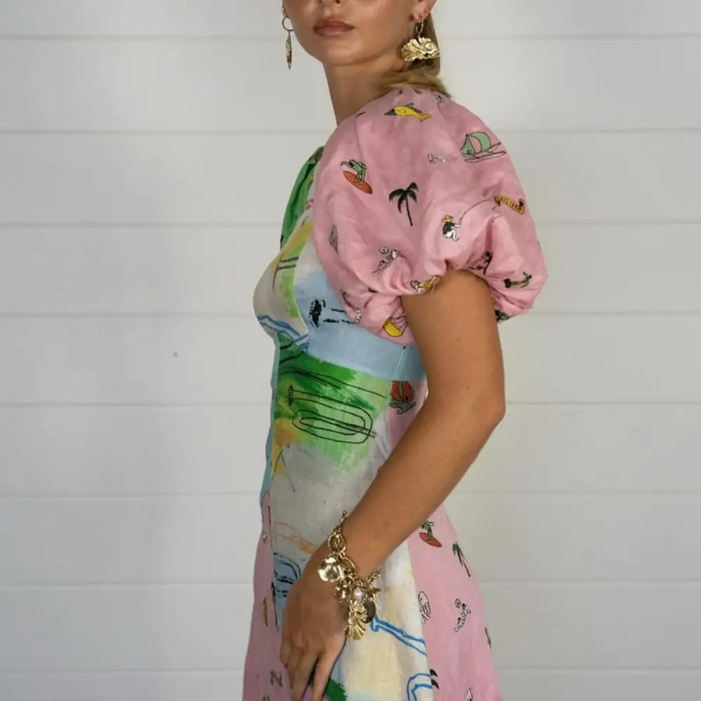 Alemais Jet Midi Dress - ALEMAIS Bernardi Collective