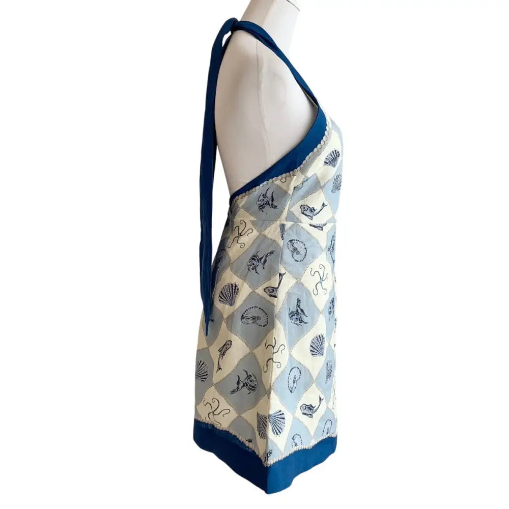 Alemais Pia printed linen minidress - Dress