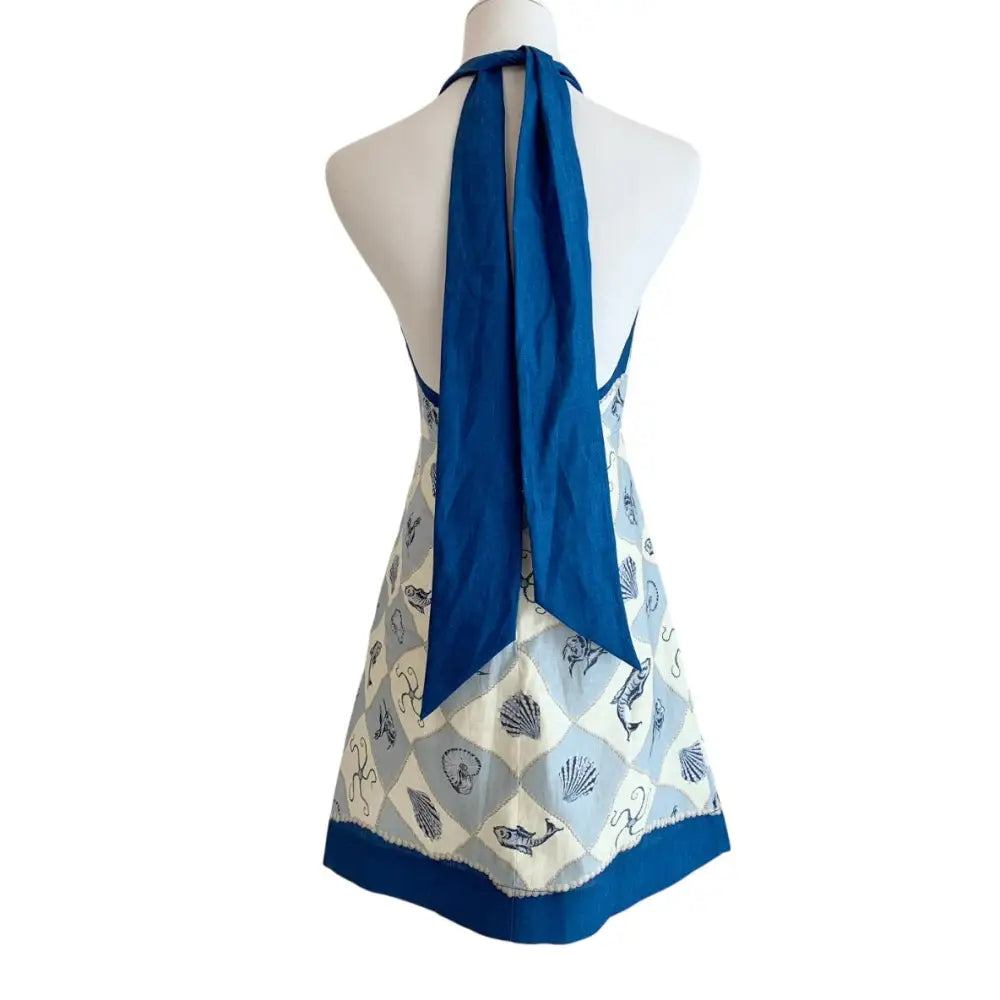 Alemais Pia printed linen minidress - Dress