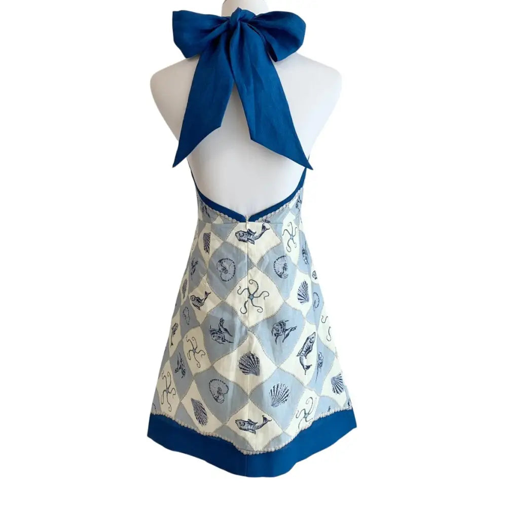 Alemais Pia printed linen minidress - Dress