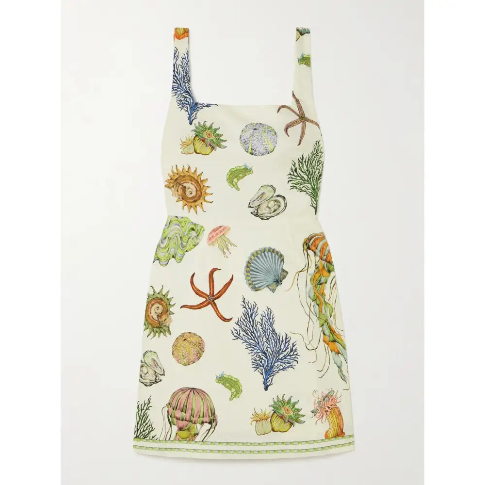 alemais samaki mini dress alemais samaki mini dress ALEMAIS + Sam Pauletto Sea Printed Linen Mini Dress