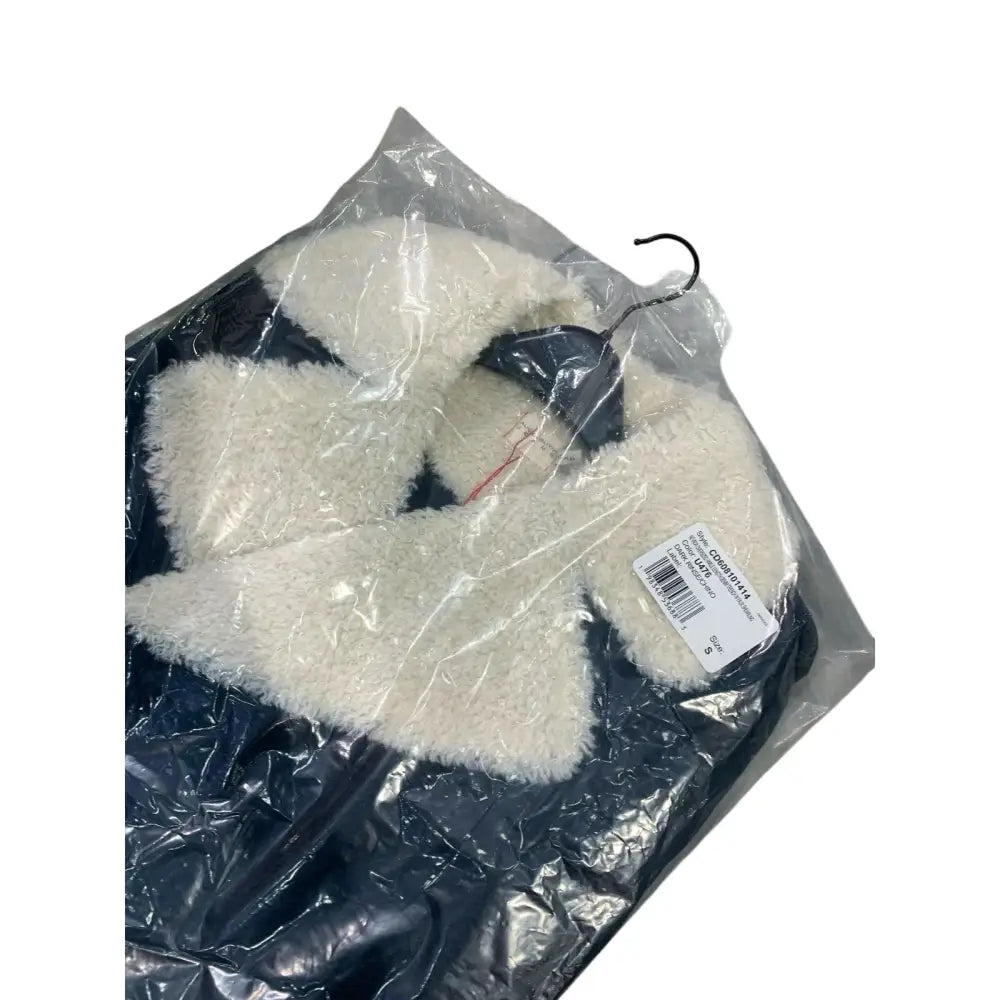 Alice + Olivia NEVADA FAUX SHEARLING DENIM TRENCH COAT - Jacket