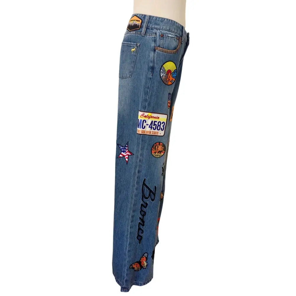 Alice + Olivia X BRONCO TRISH JEAN Bottoms