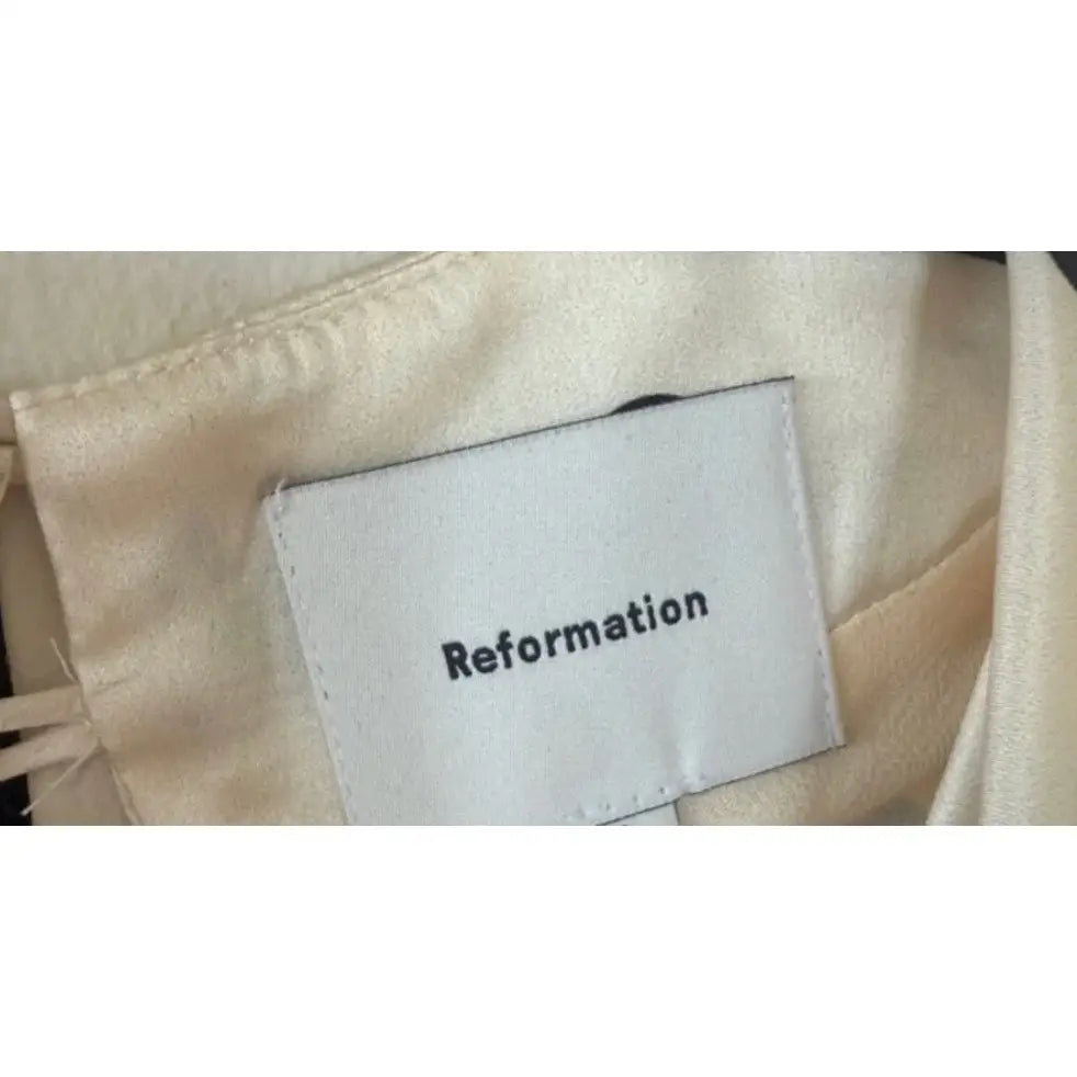 Reformation Rory Silk Dress - Dress