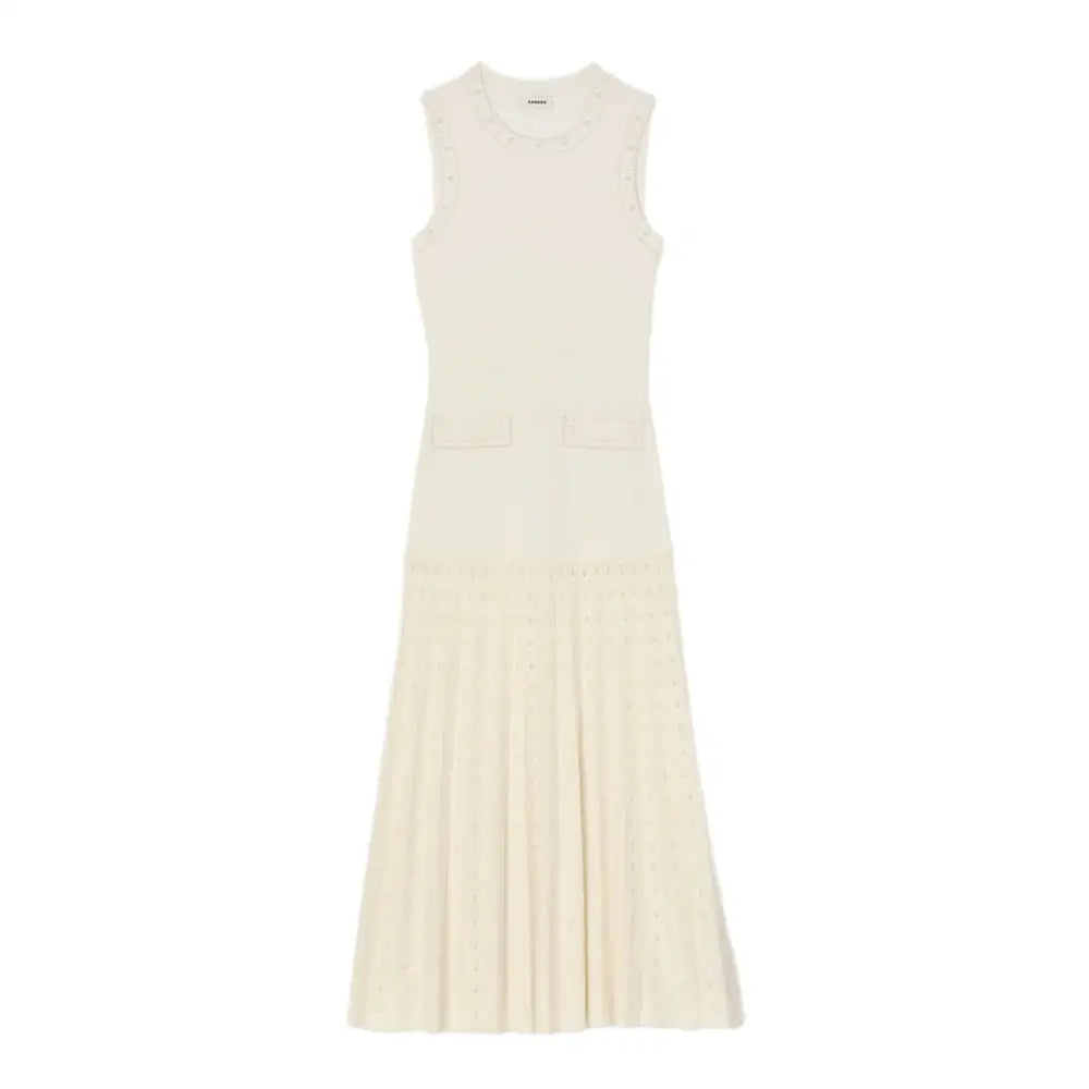 Sandro Pearl bead knit maxi dress - Dress