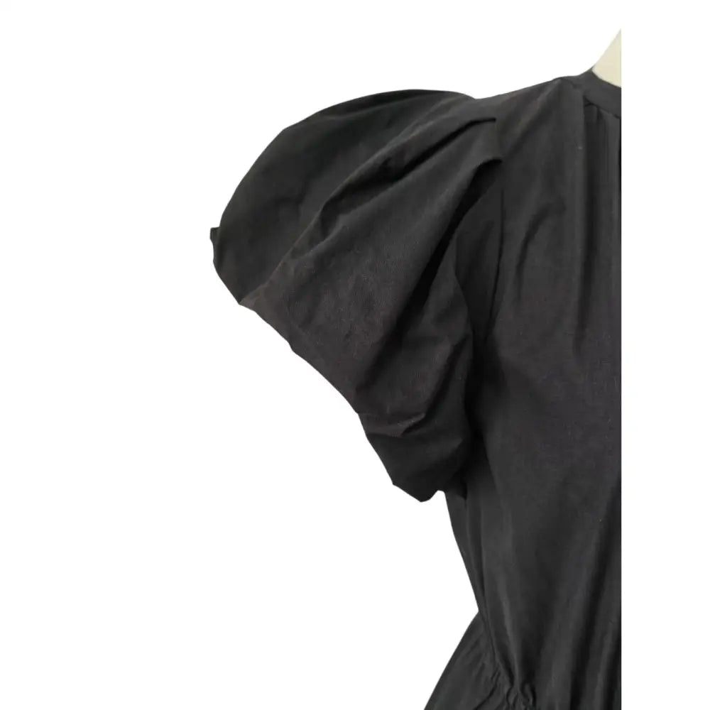 Ulla Johnson Marin Cotton Midi Dress Black Noir - Dress