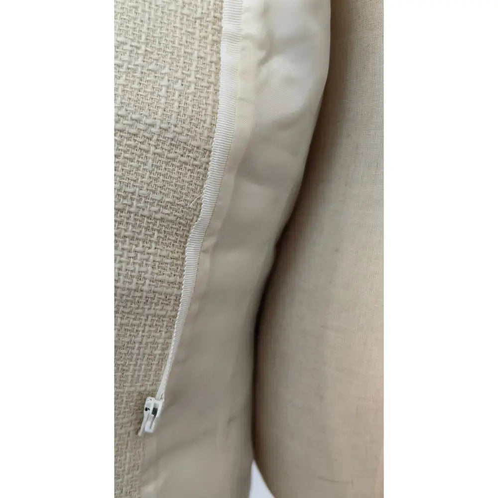 Veronica Beard Terre Cotton Dickey Jacket Off White Single Breasted Jacket Jacket