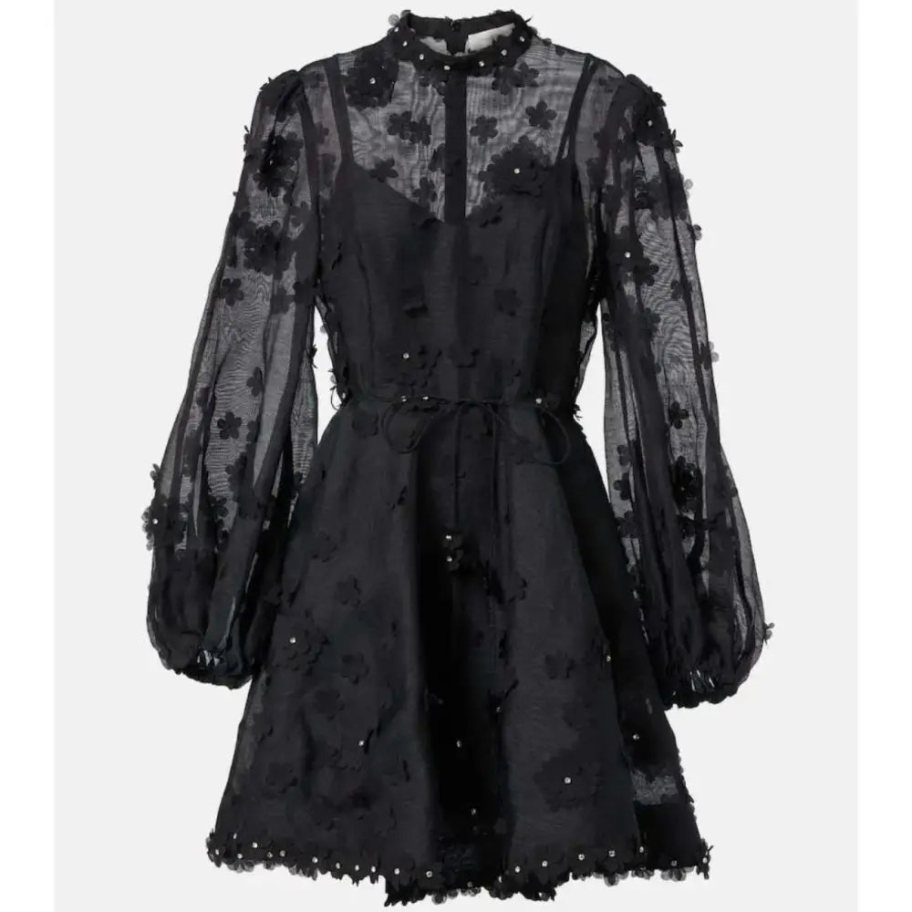 Zimmermann Matchmaker Black Lift Off linen and silk Zimmermann Matchmaker Black Lift Off linen and silk