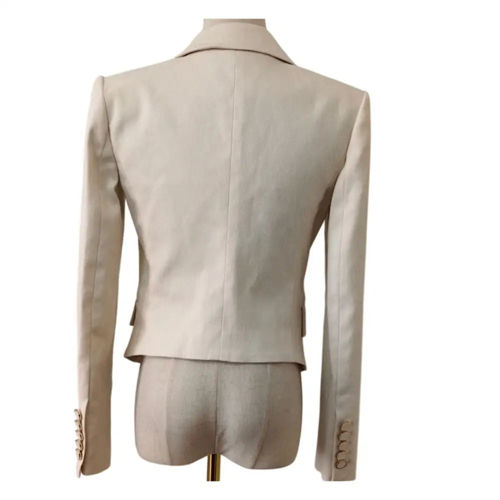 Veronica Beard Diego Dickey Jacket Ecru - Jacket