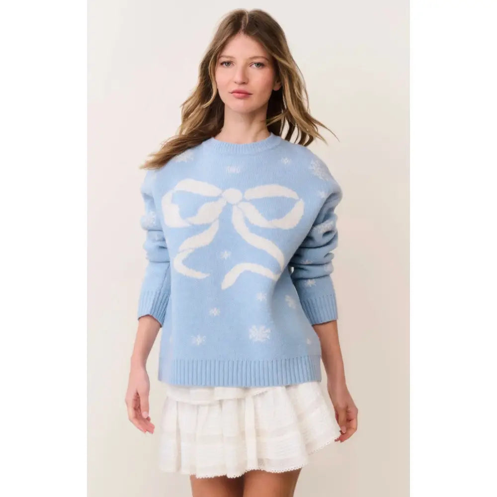 LoveShackFancy Francie Wool Jacquard Pullover - Tops