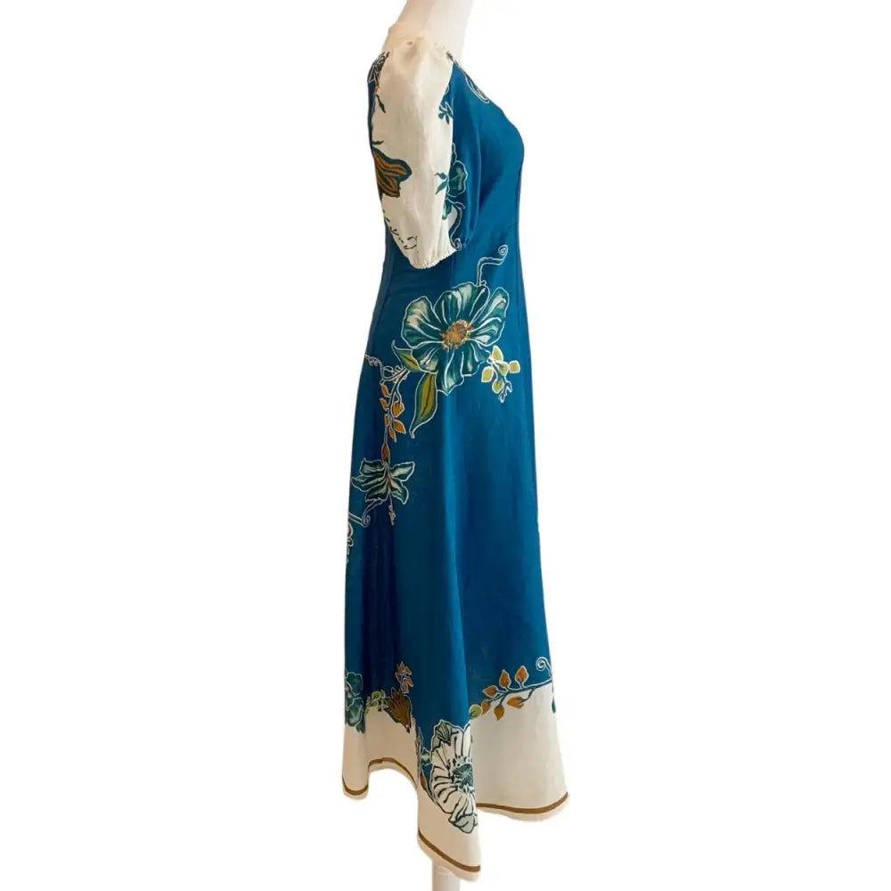ALEMAIS Luda Linen Midi Dress - Dress