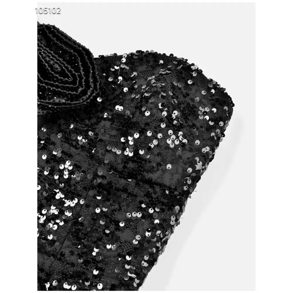 Rebecca Vallance Diana sequined mesh-trimmed gown - Dress