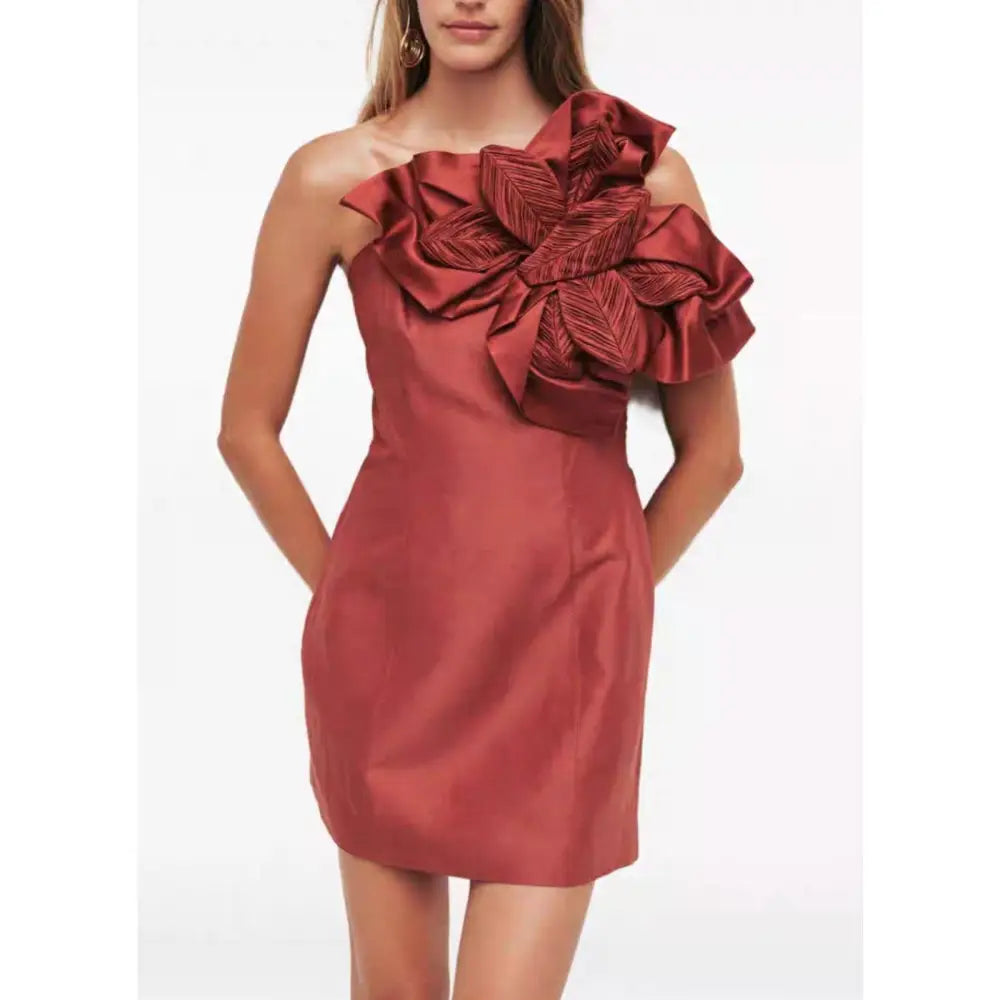 Aje Isla floral-detail mini dress - 2 - Dress
