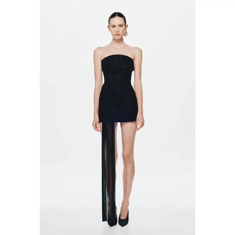 Misha THE ’EMBER’ WRAPPED MINI DRESS - Dress