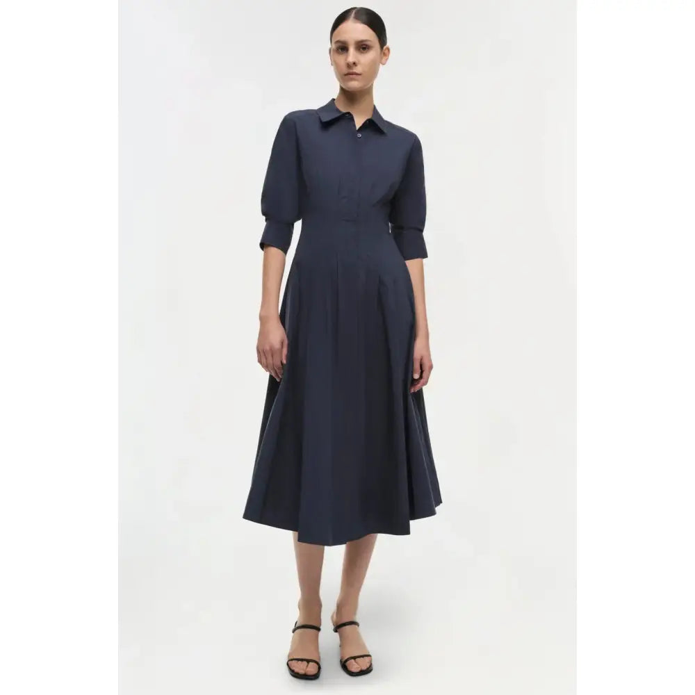 Jonathan Simkhai Jazz Dress Midnight Navy - XS - Dress