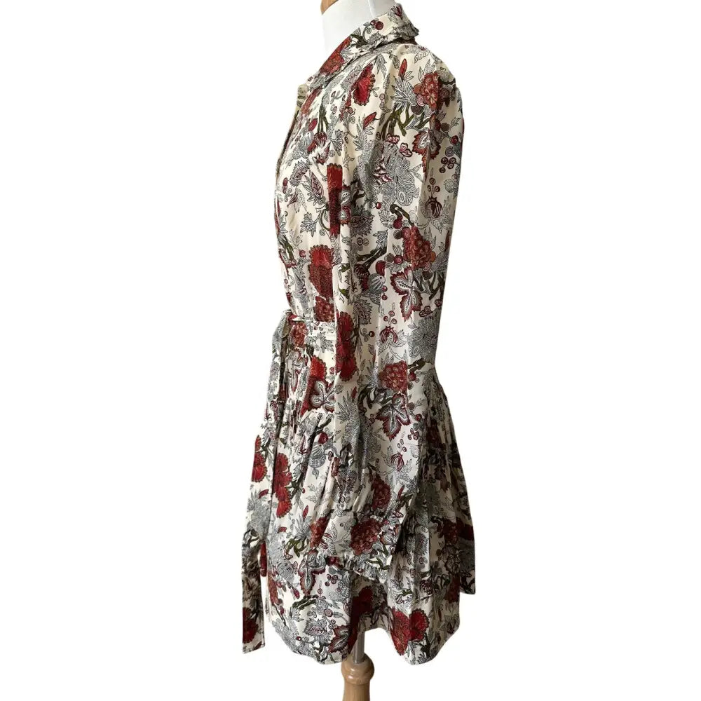 Ulla Johnson Simona Silk Long Sleeve Mini Dress - Dress