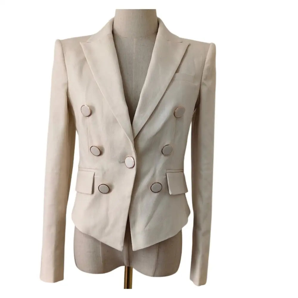 Veronica Beard Diego Dickey Jacket Ecru - Jacket
