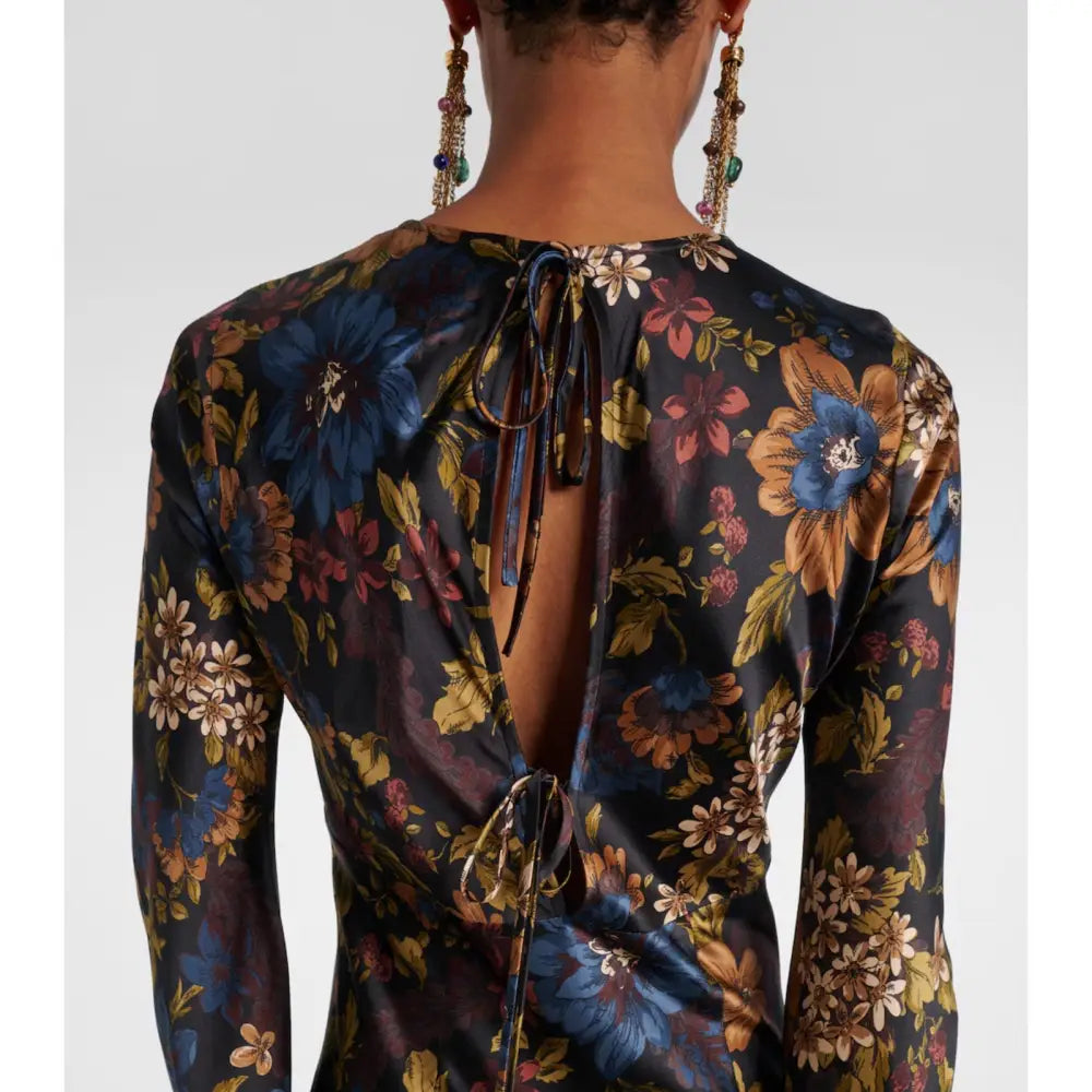 Veronica Beard Gemma floral silk-blend maxi dress - Dress