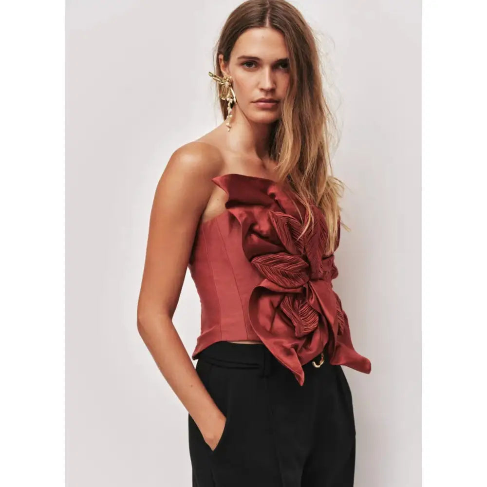 Aje Isla ruffled top - 10 - Tops