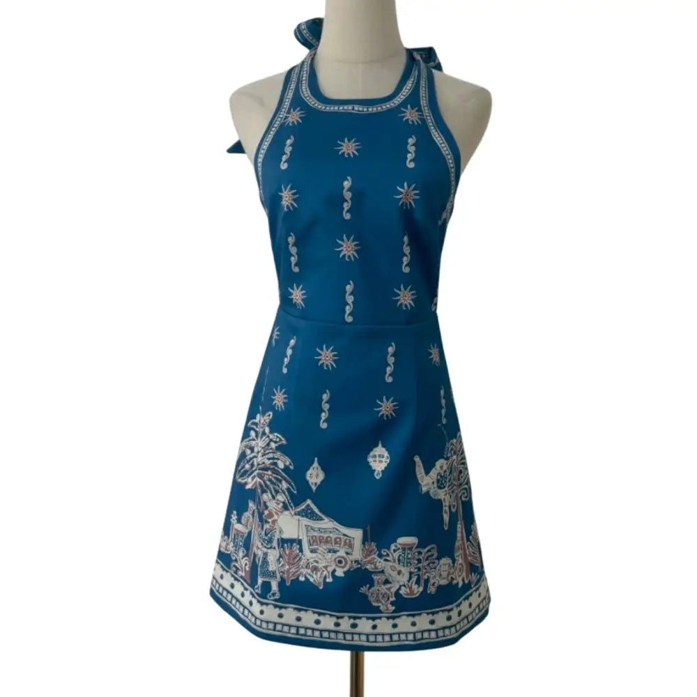 ALEMAIS Acacia Halter Mini Dress - Dress
