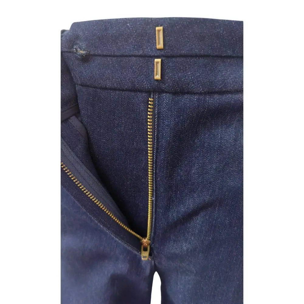 Veronica Beard Crue Wide-Leg Denim Pant