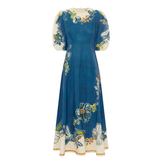 ALEMAIS Luda Linen Midi Dress - 2 - Dress