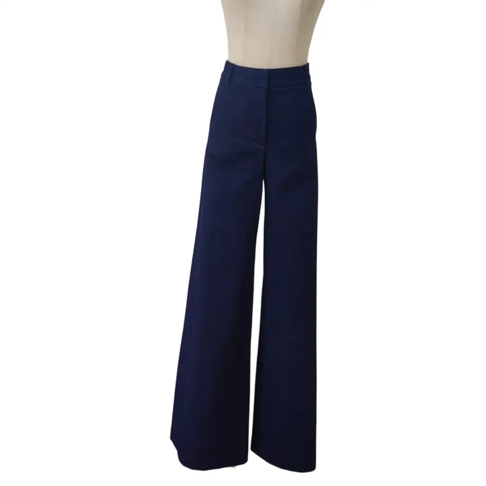 Veronica Beard Crue Wide-Leg Denim Pant