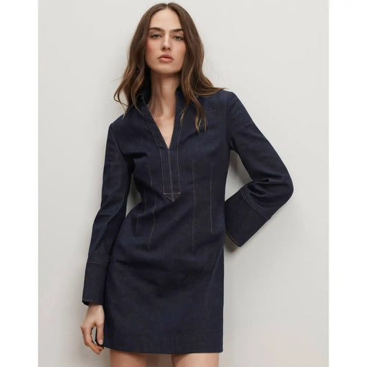 Veronica Beard Raymond Denim Mini Dress - Dress
