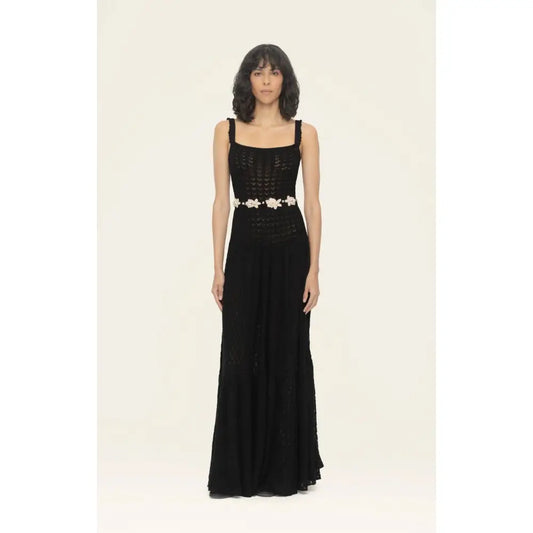 Agua by Agua Bendita Lima Black Maxi Dress - Dress