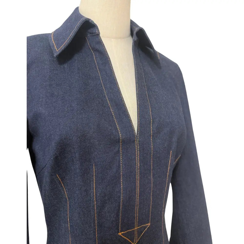 Veronica Beard Raymond Denim Mini Dress - Dress