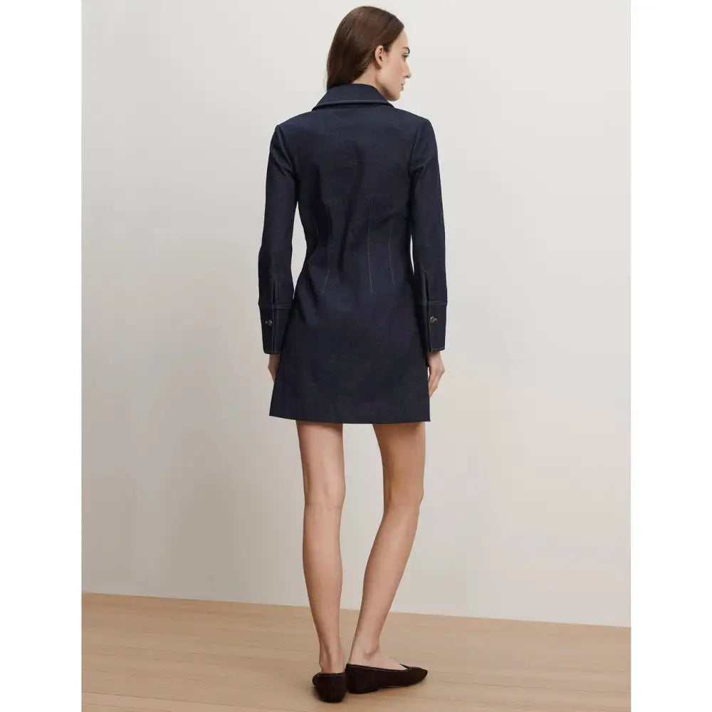 Veronica Beard Raymond Denim Mini Dress - Dress