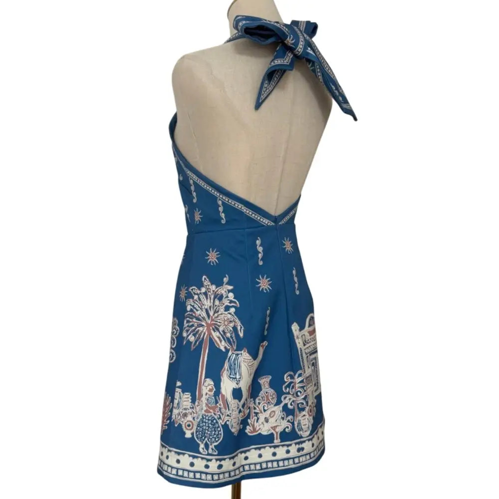 ALEMAIS Acacia Halter Mini Dress - Dress