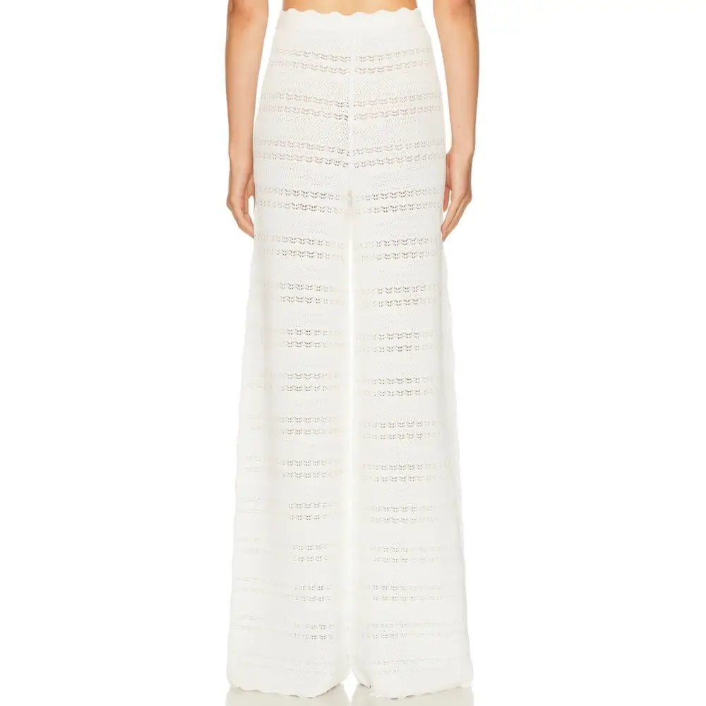 Helsa Kaitltn Scalloped Top and Kaitltn Pants Set - Tops