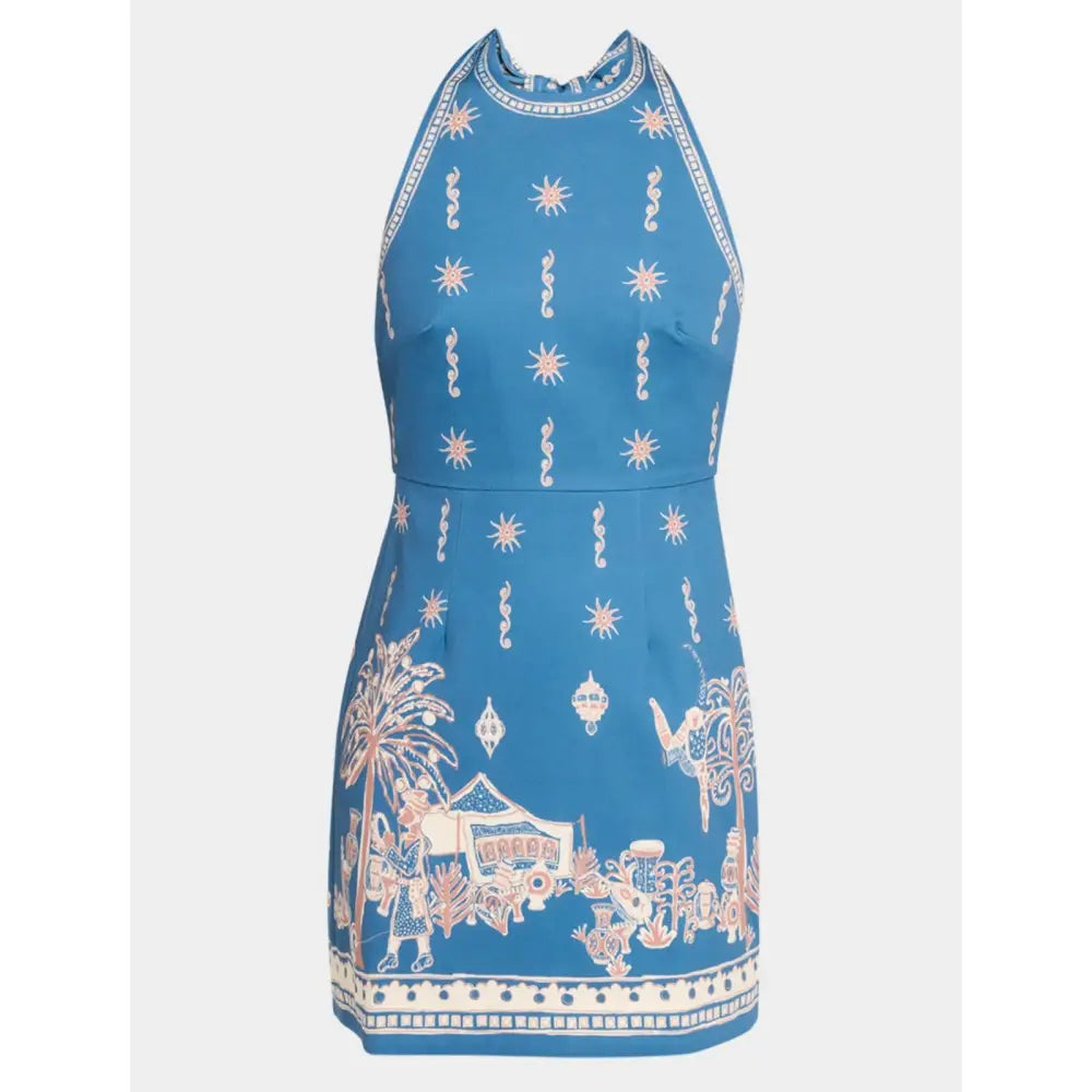 ALEMAIS Acacia Halter Mini Dress - 8 - Dress