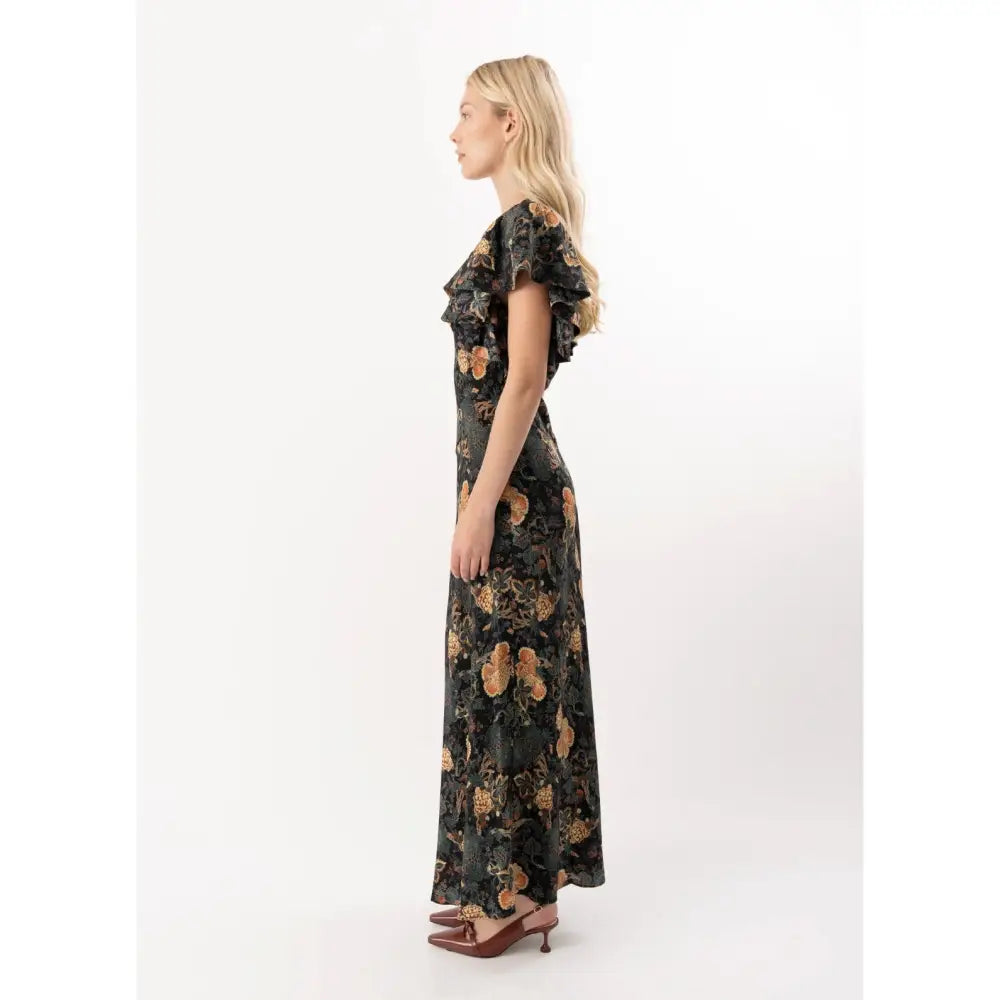 Ulla Johnson Mariam Silk Bias Cut Flutter Sleeve Dress - Dress