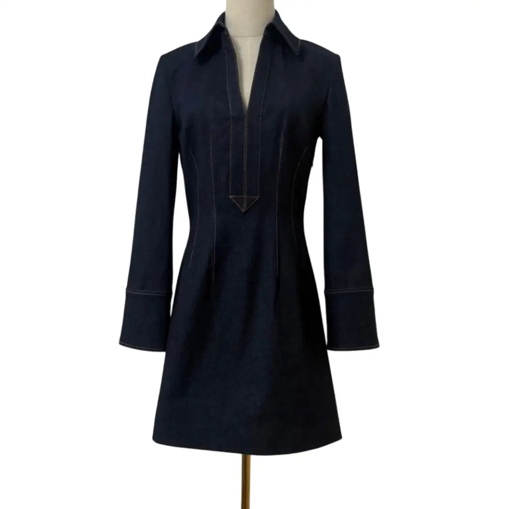 Veronica Beard Raymond Denim Mini Dress - Dress