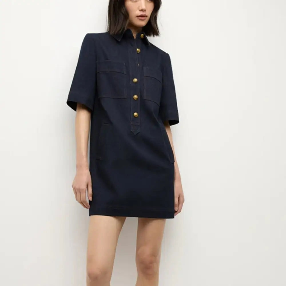 Veronica Beard Koulis Denim Dress - Dress