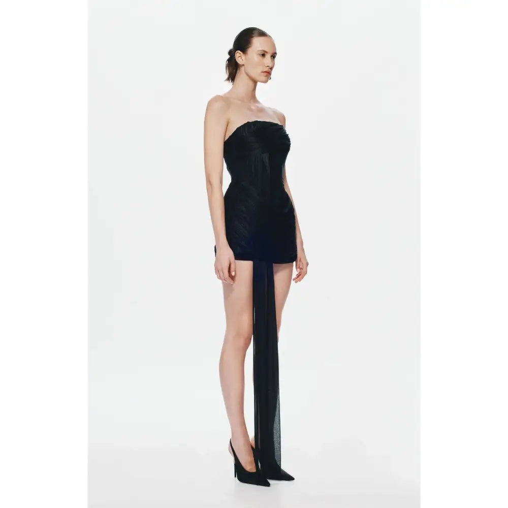 Misha THE ’EMBER’ WRAPPED MINI DRESS - Dress