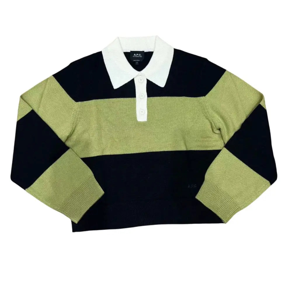 A.P.C. Louise striped wool polo - Tops