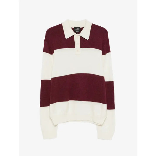 A.P.C. Louise striped wool polo - Tops