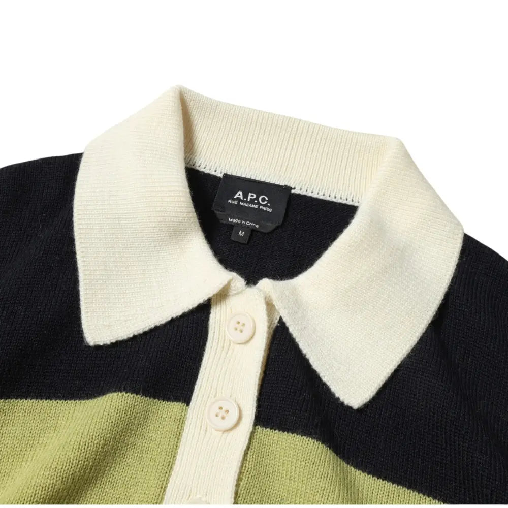 A.P.C. Louise striped wool polo - Tops