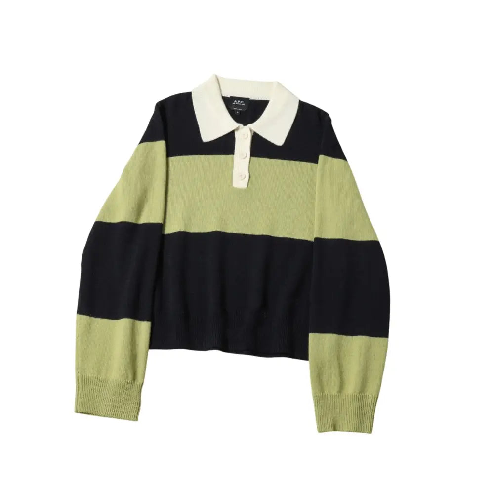 A.P.C. Louise striped wool polo - Tops